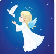Angel with dove Royalty Free Vector Image - VectorStock